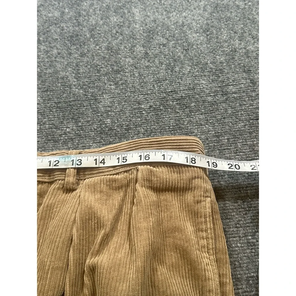 Polo Ralph Lauren Pants Mens 38x32 Tan Andrew Pant Corduroy Pleated Classic Fit